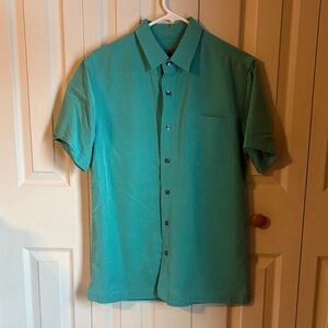 Royal Robbins Teal Button Down Shirt